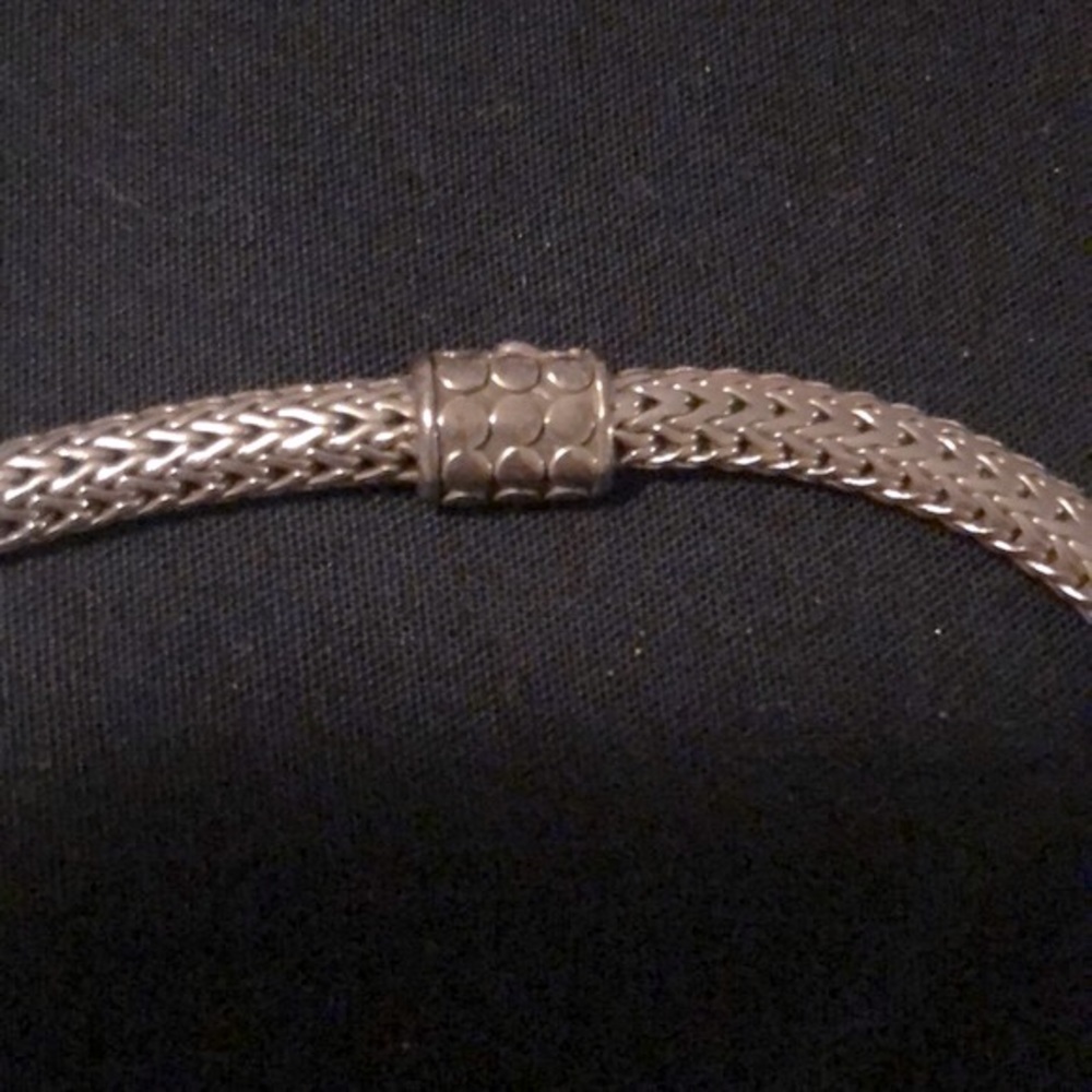 John Hardy Kali diamond slide sterling and 18K necklace - Picture 4 of 5